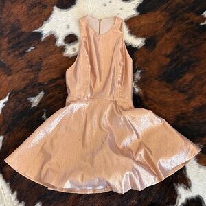 Alice + Olivia Sparkling Champagne cocktail dress Womens size 6